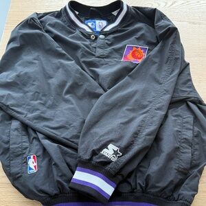 Vintage Starter Phoenix Suns Pullover Jacket SZ Large